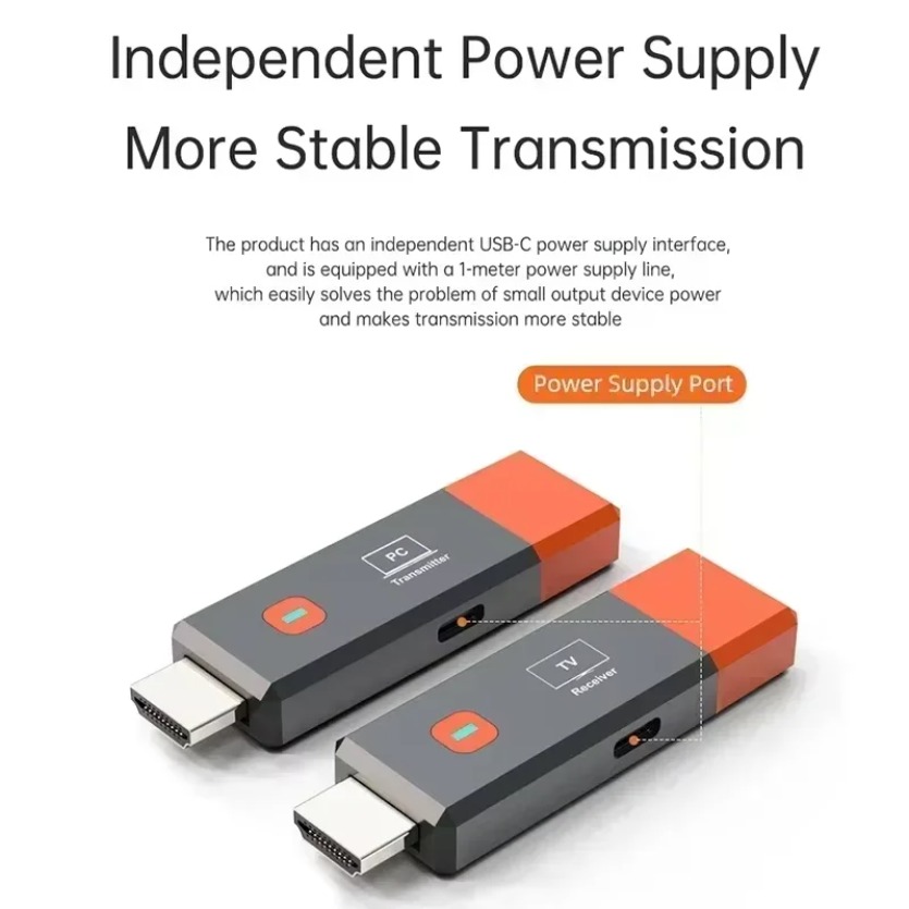 50M 100M ワイヤレスHDMI対応 送受信機 プラグア - Hdmi Adapter のレビューと価格