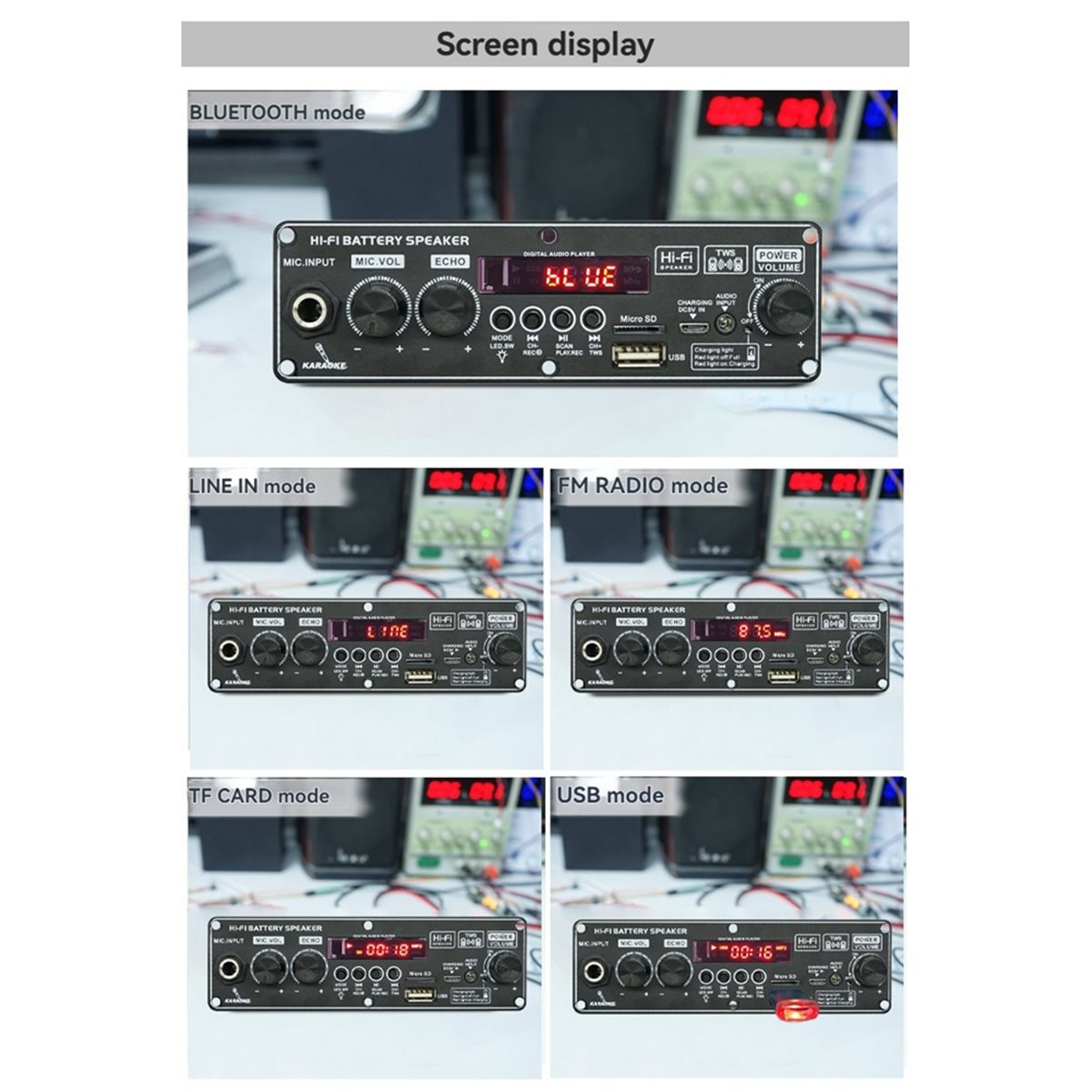 更新しました。 2X10W 3.7V アンプボードスクエアダ - Bluetooth Speaker のレビューと価格