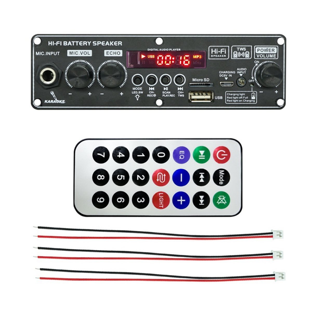更新しました。 2X10W 3.7V アンプボードスクエアダ - Bluetooth Speaker のレビューと価格