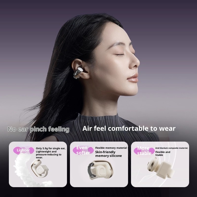 XISEM Plume オープンイヤー クリップヘッドホン、 - Headphones Wireless のレビューと価格