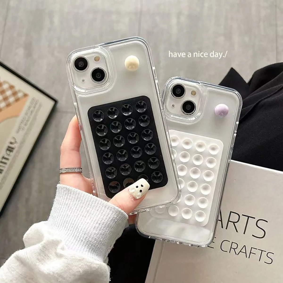 シリコン製吸盤式スマホホルダー、多機能吸盤式壁掛けスタンド、 - Phone Holder のレビューと価格