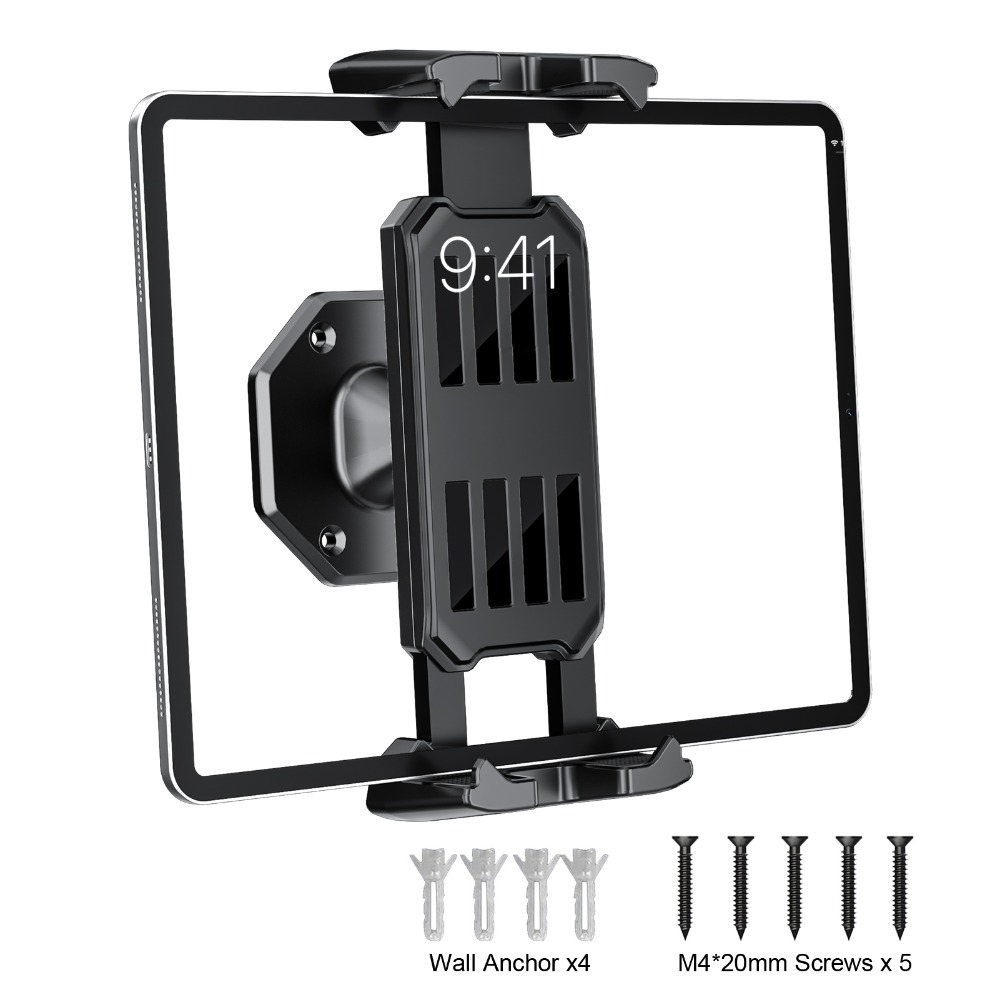 壁掛け式スマホホルダー タブレットスタンド 調整可能クランプ - Phone Holder のレビューと価格