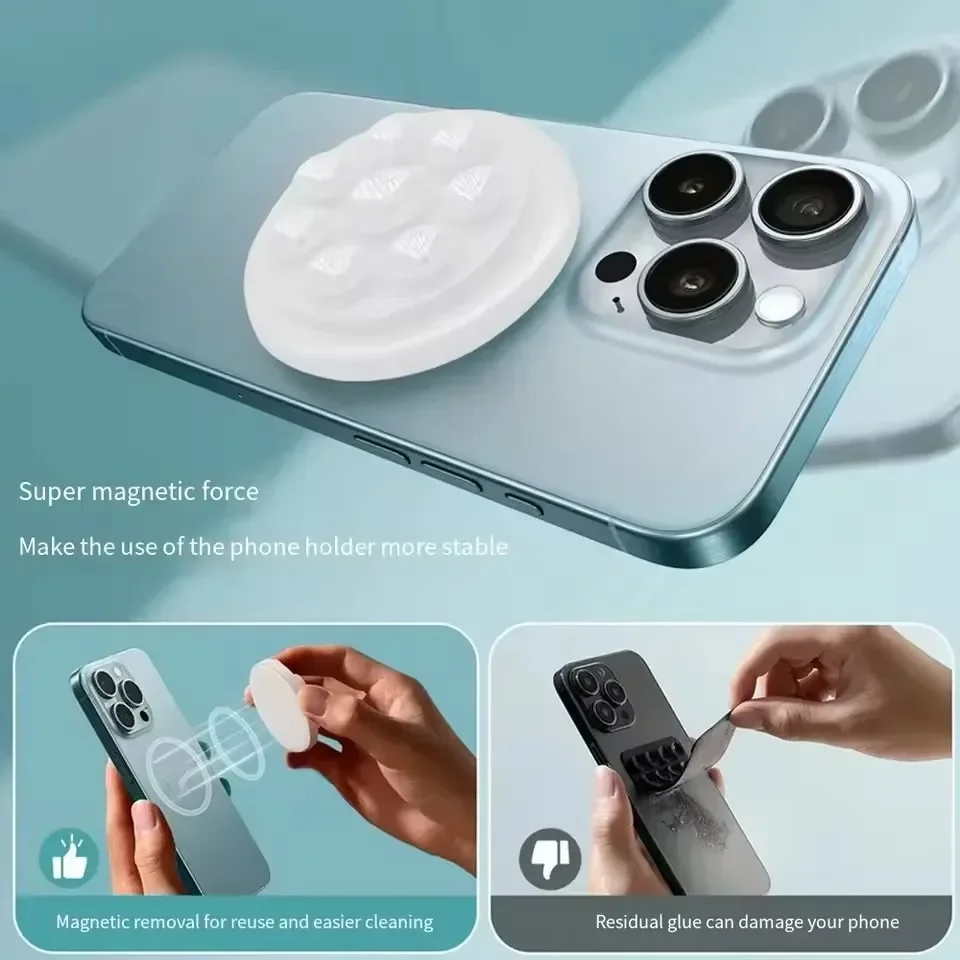 MagSafe対応、磁力吸着式スマートフォンホルダー。シリコ - Phone Holder のレビューと価格
