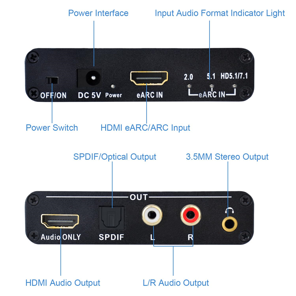 HDMI EARC ARC オーディオエクストラクター 19 - Hdmi Adapter のレビューと価格