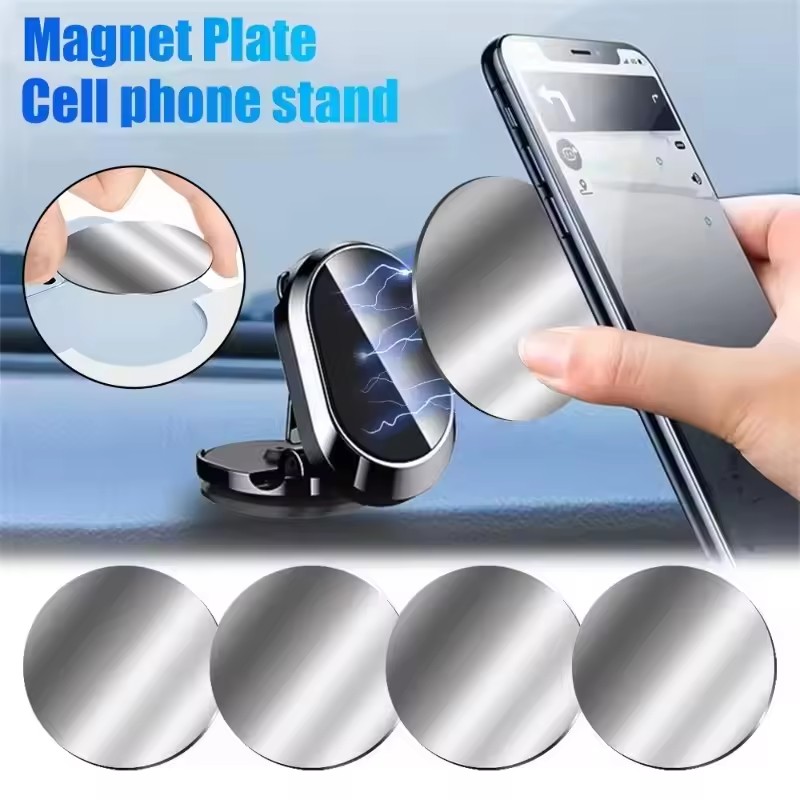 1/50個入り 磁気金属プレート 磁気式車載携帯電話ホルダー - Phone Holder のレビューと価格