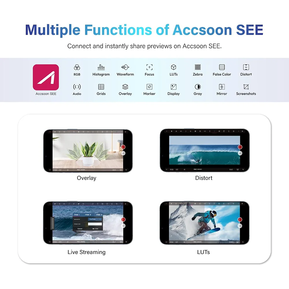 Accsoon CineView HE ワイヤレス映像伝送シ - Hdmi Adapter のレビューと価格