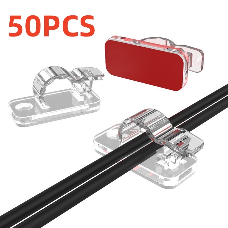 10/50個入り ケーブルオーガナイザー クリップ ケーブル - Cable Organizer のレビューと価格