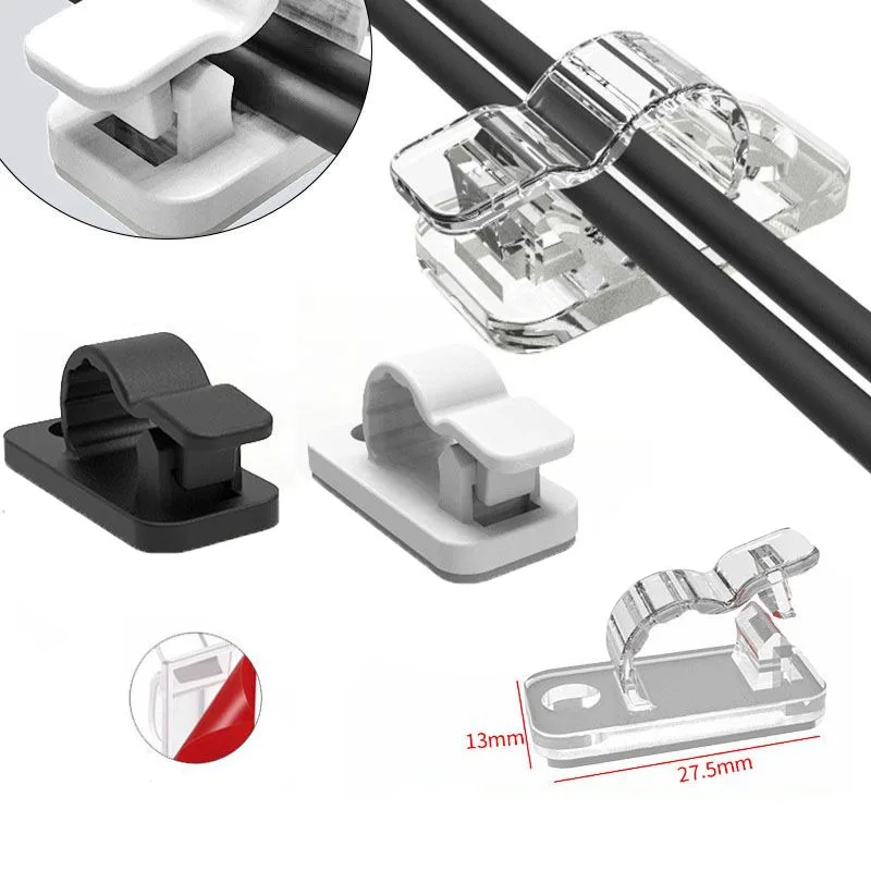 10/50個入り ケーブルオーガナイザー クリップ ケーブル - Cable Organizer のレビューと価格