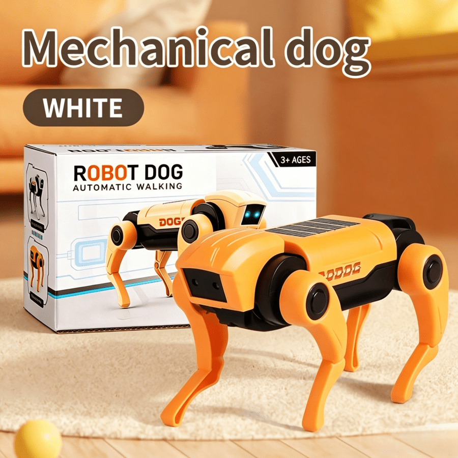 電池式の機械式ロボット犬のおもちゃ。自動で歩行し、インタラク - Electronics Gadgets For Gift のレビューと価格