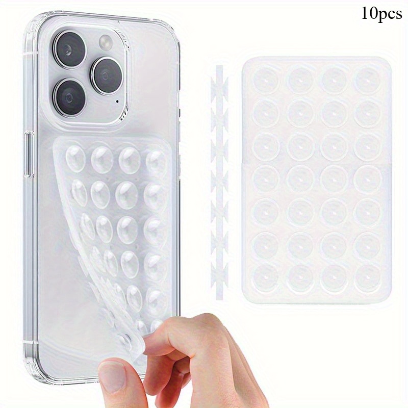 10個入り両面シリコン吸盤式スマホホルダー 強力グリップ 防 - Phone Holder のレビューと価格