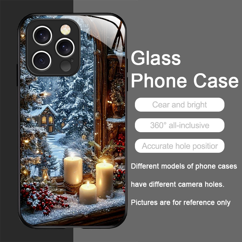 クリスマスツリー ギフト 雪景色 クリエイティブ スマホケー - Usb Charger のレビューと価格