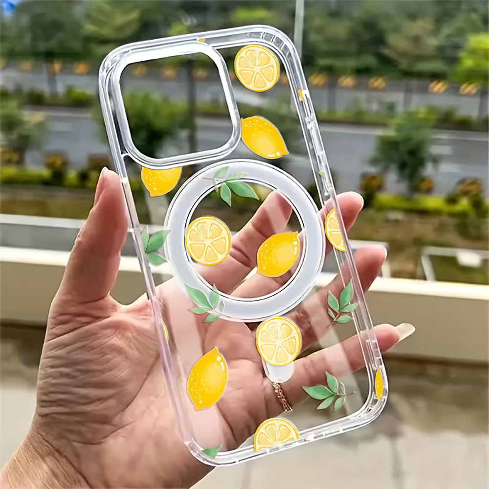 夏のレモン柄iPhoneケース iPhone 17 16 1 - Wireless Charger のレビューと価格