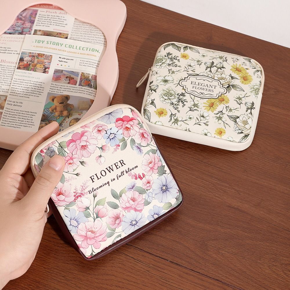 新しいPVCサニタリーパッドバッグ 大容量 多目的コスメティ - Cable Organizer のレビューと価格