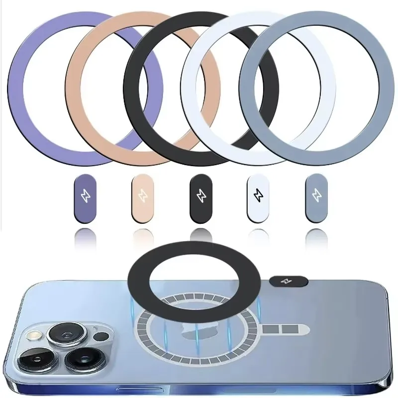 5/1個入りメタルプレートステッカーリング ユニバーサルワイ - Wireless Charger のレビューと価格
